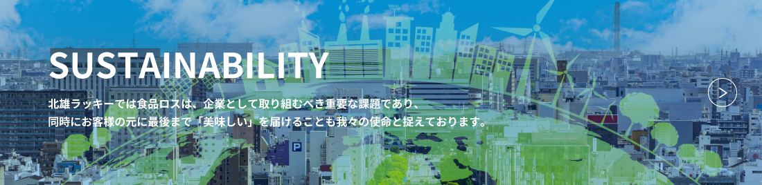 SUSTAINABILITYバナー