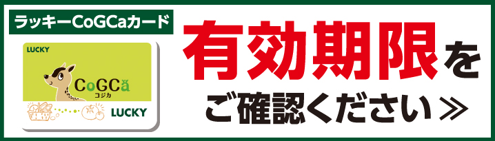 有効期限をご確認ください