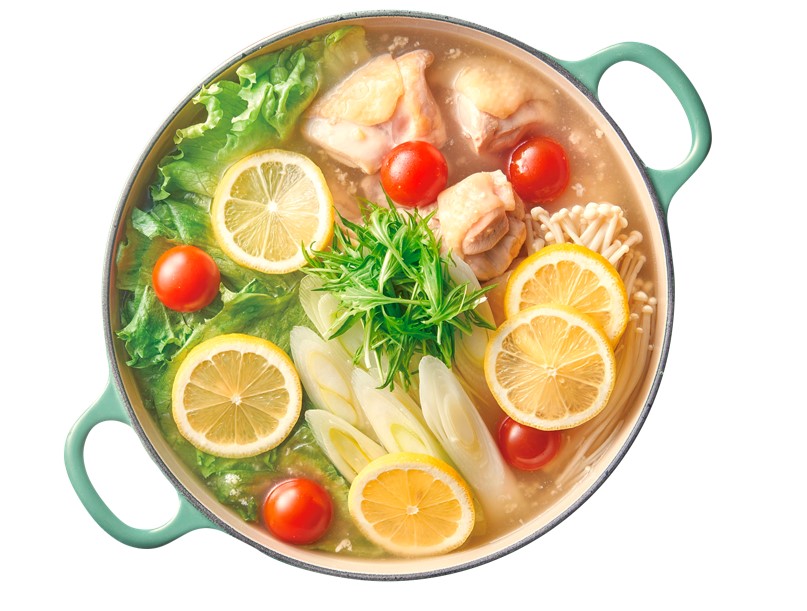 ナッツで食感も楽しい! エスニック風レモン鍋 ナッツで食感も楽しい! エスニック風レモン鍋