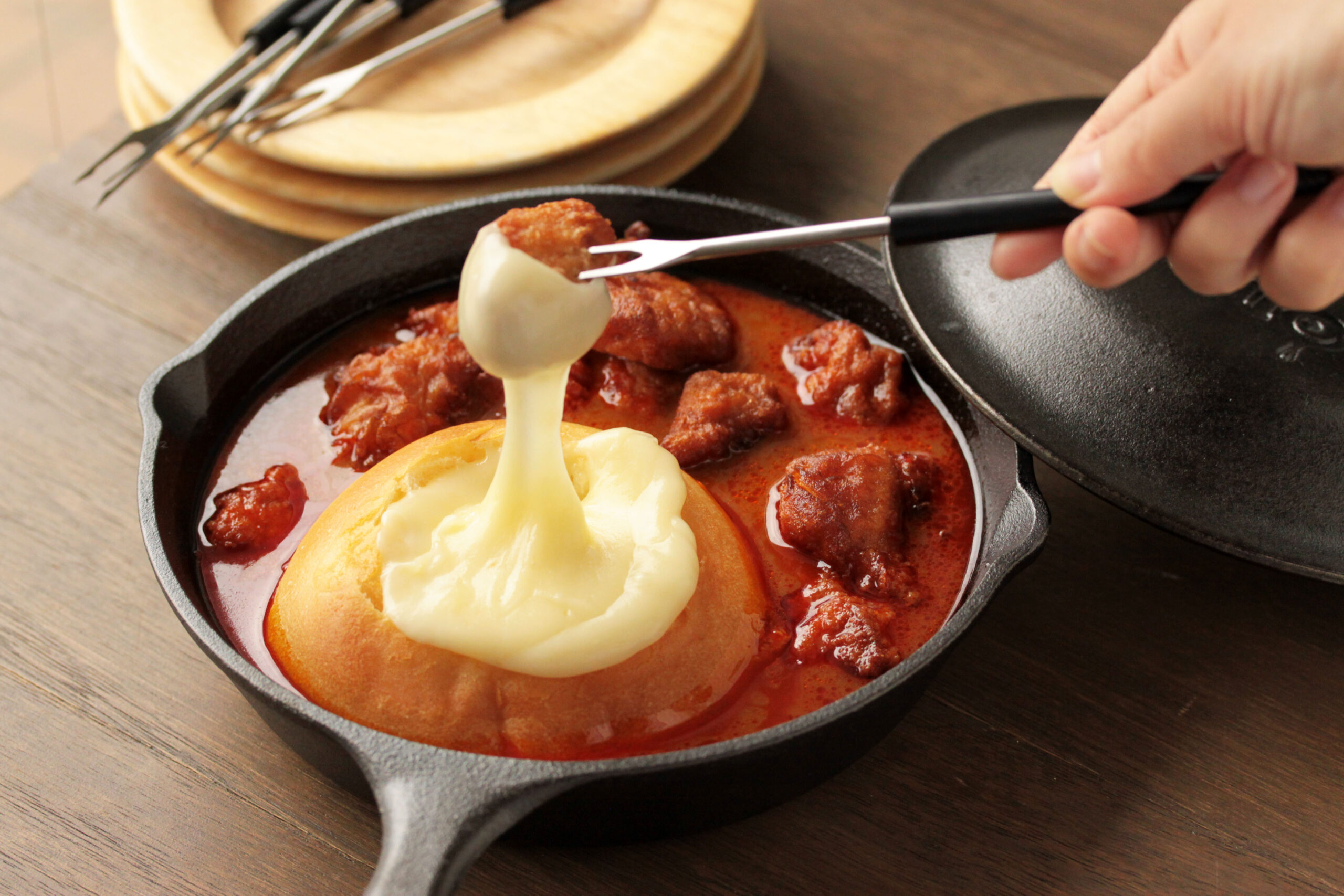 お好きなチーズをとろーり絡めて! おうちでパネチキン風 お好きなチーズをとろーり絡めて! おうちでパネチキン風