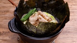 ブラックフライデーは鍋も豪快に！ こだわりの海苔・食材たっぷり 悪魔の肉鍋～ブラックMAX～