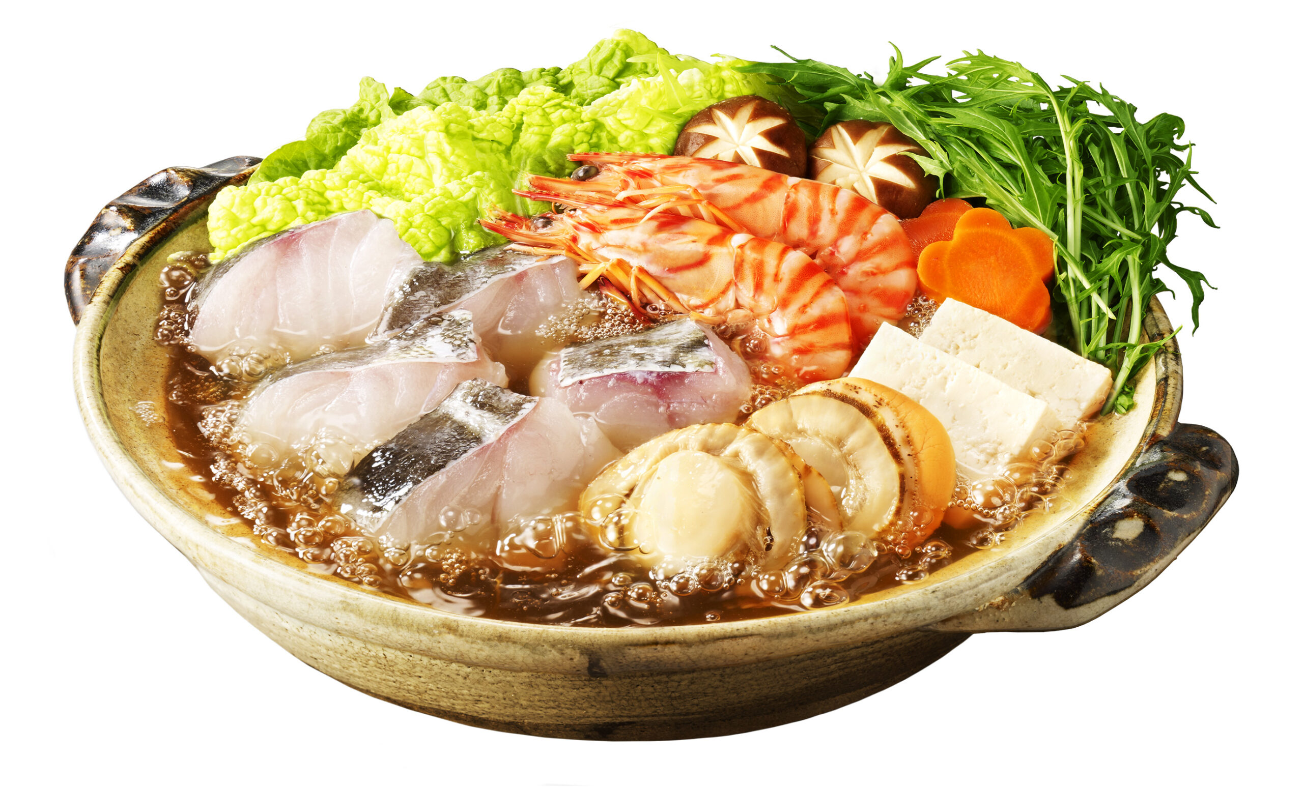 旬の魚介を贅沢に楽しむ！ 海鮮寄せ鍋