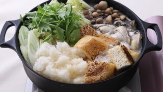 給料日前の大寒！エコ鍋で 節約＆ウォームシェア！ 厚揚げとかきのみぞれ鍋