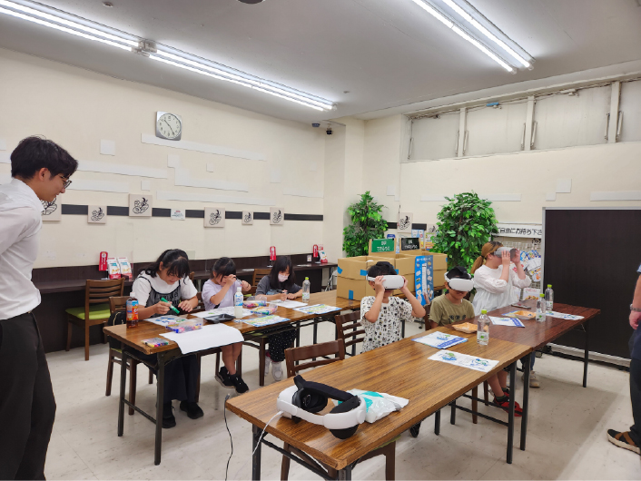 楽しくプラバンキーホルダー作成